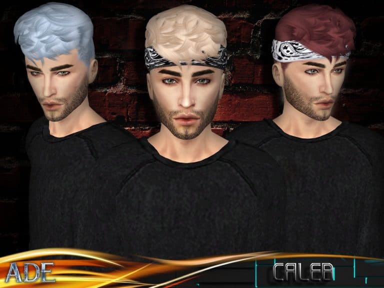 Ade - Caleb - Sims 4 Haircuts
